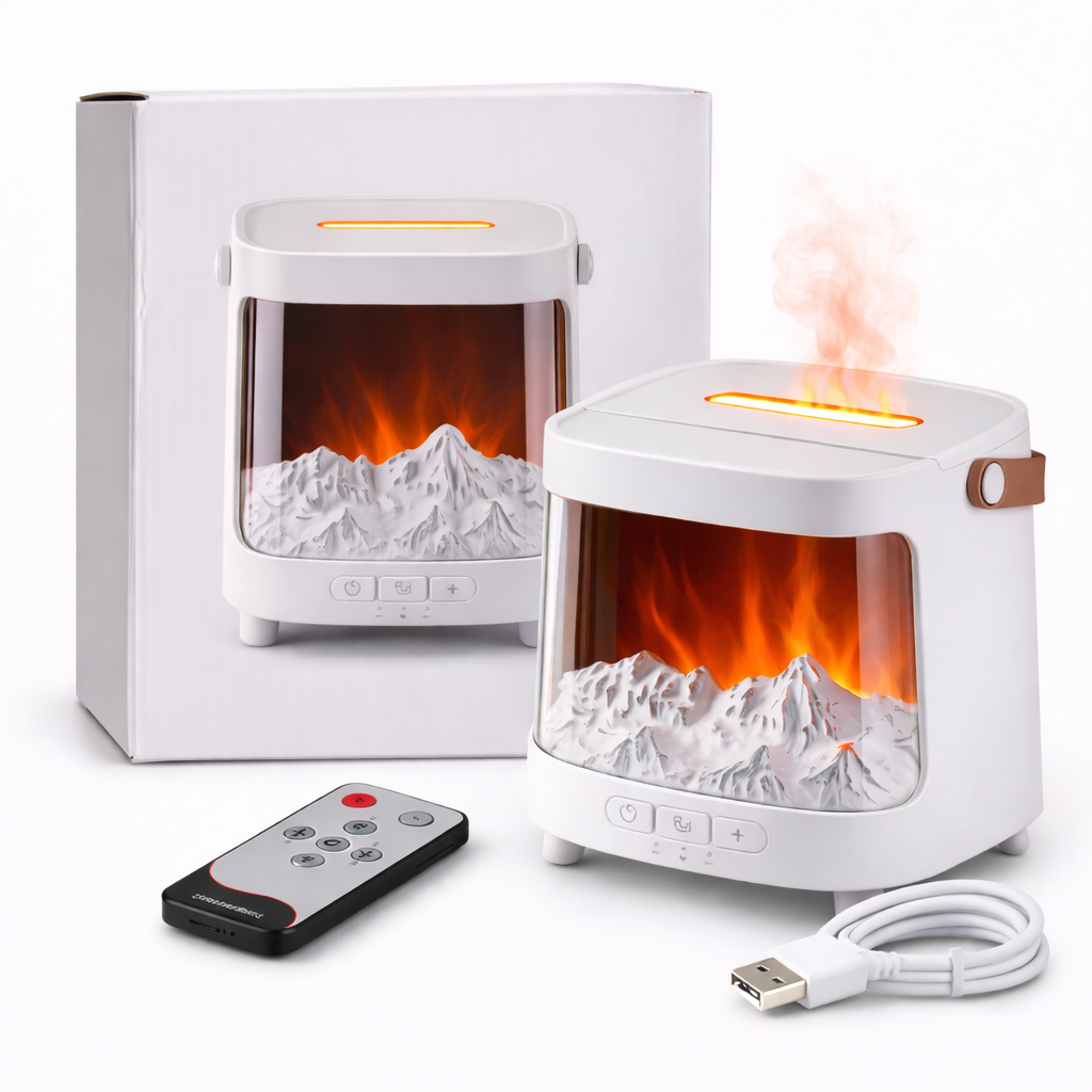 Humidificador aromático efecto aurora